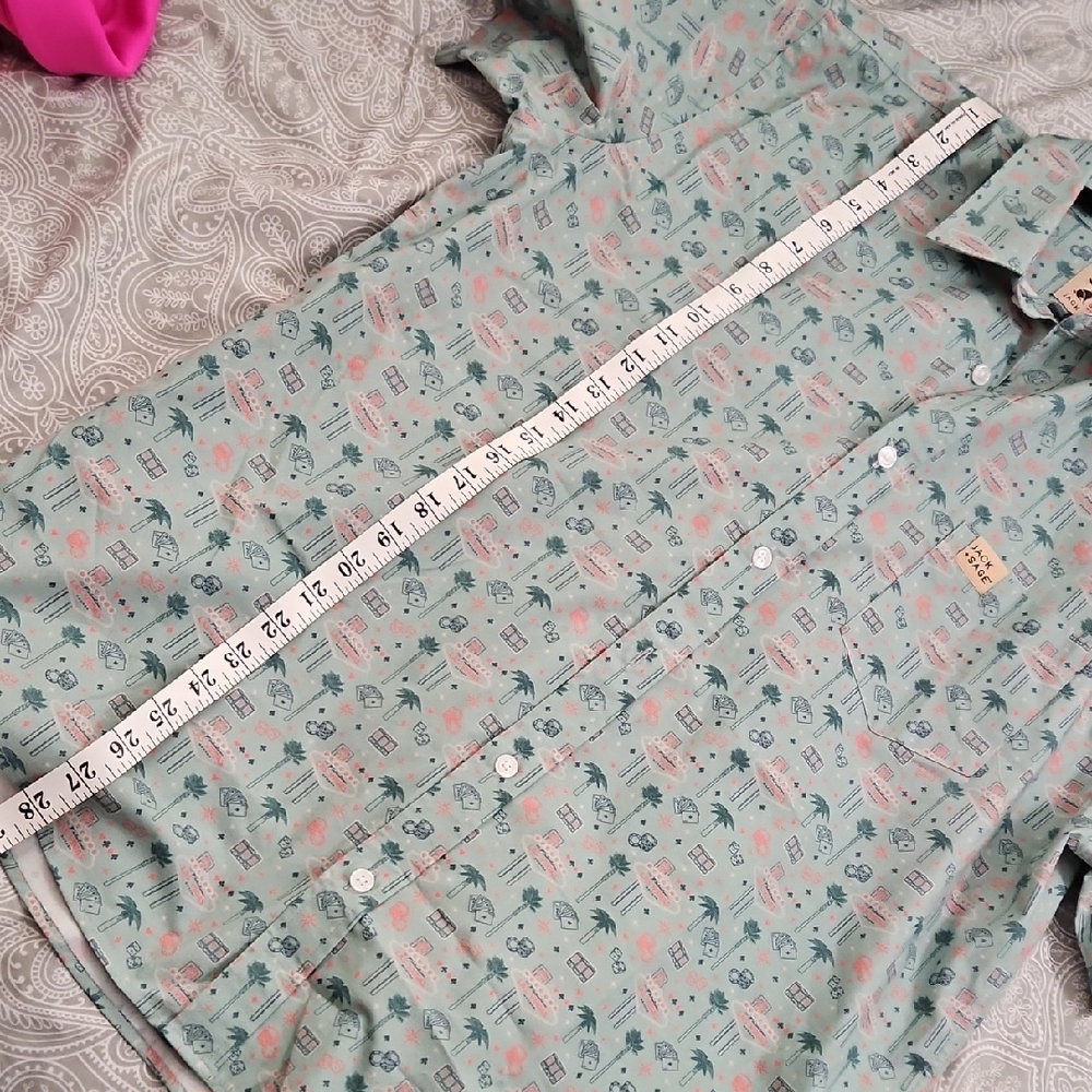Las Vegas Print Short Sleeve Shirt - Picture 6 of 8